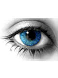 lentilles de contact pour les yeux bleus